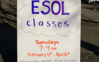 ESOL Classes at the Ministry Center