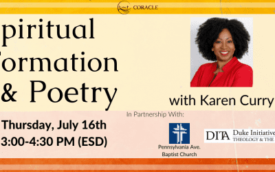 Spiritual Formation and Poetry with Karen Curry